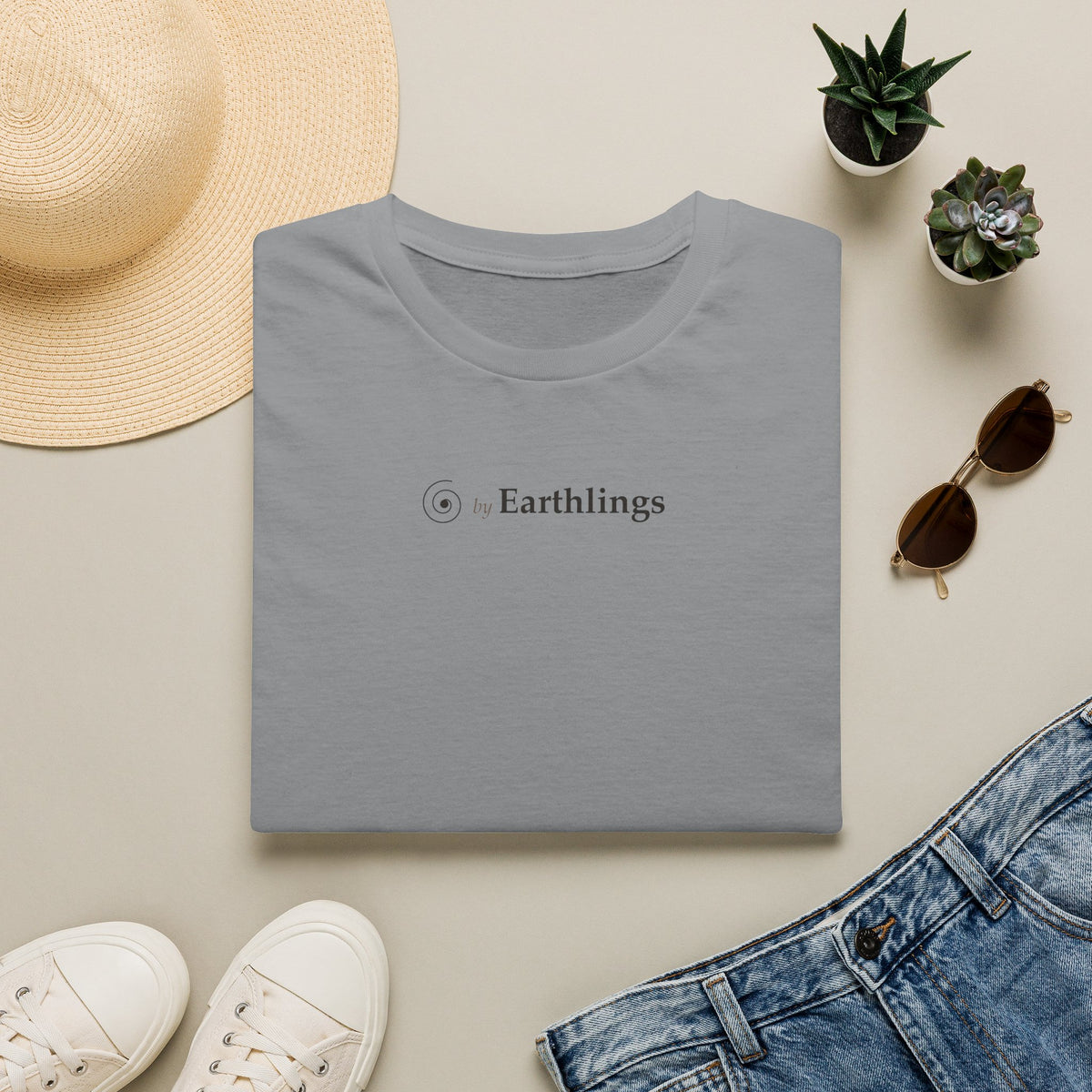Minimal Earthlings Graphic T-Shirt