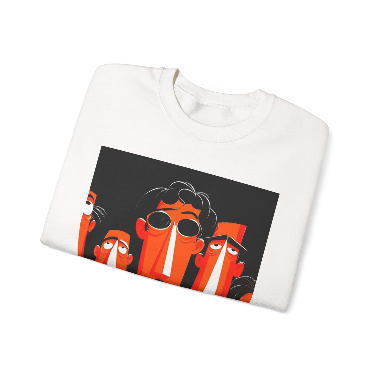 Abstract Faces Crewneck