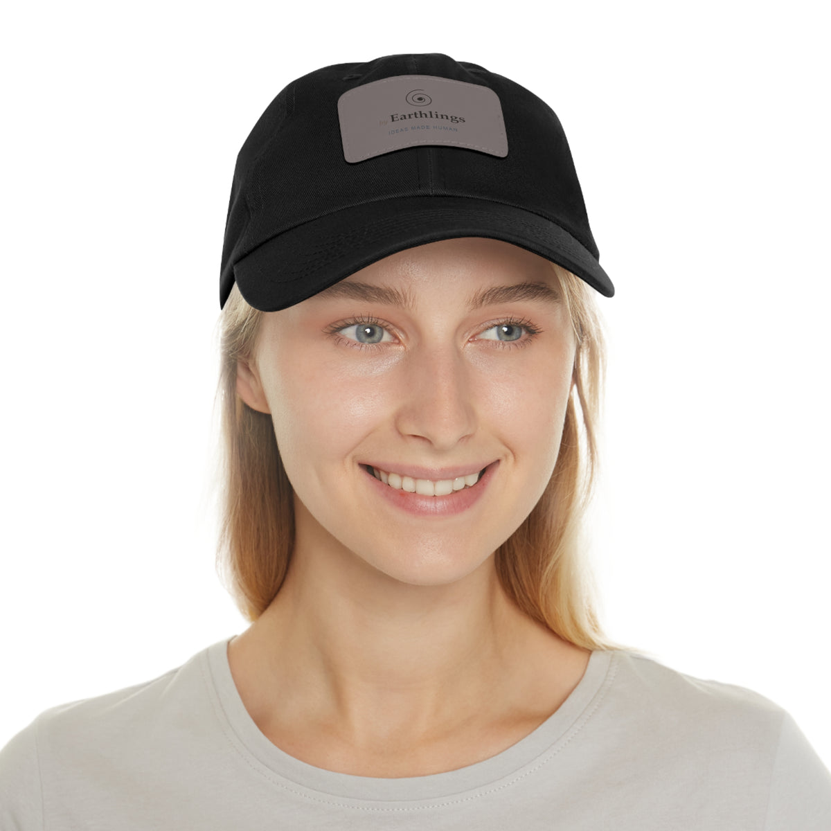 Earthlings Faux-Leather Patch Cap