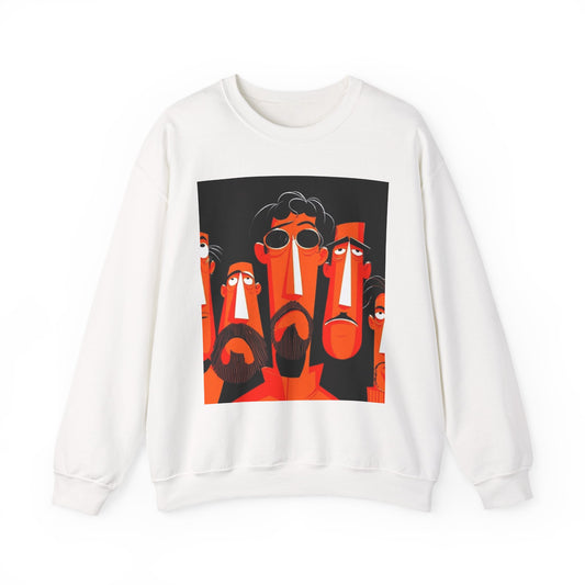 Abstract Faces Crewneck