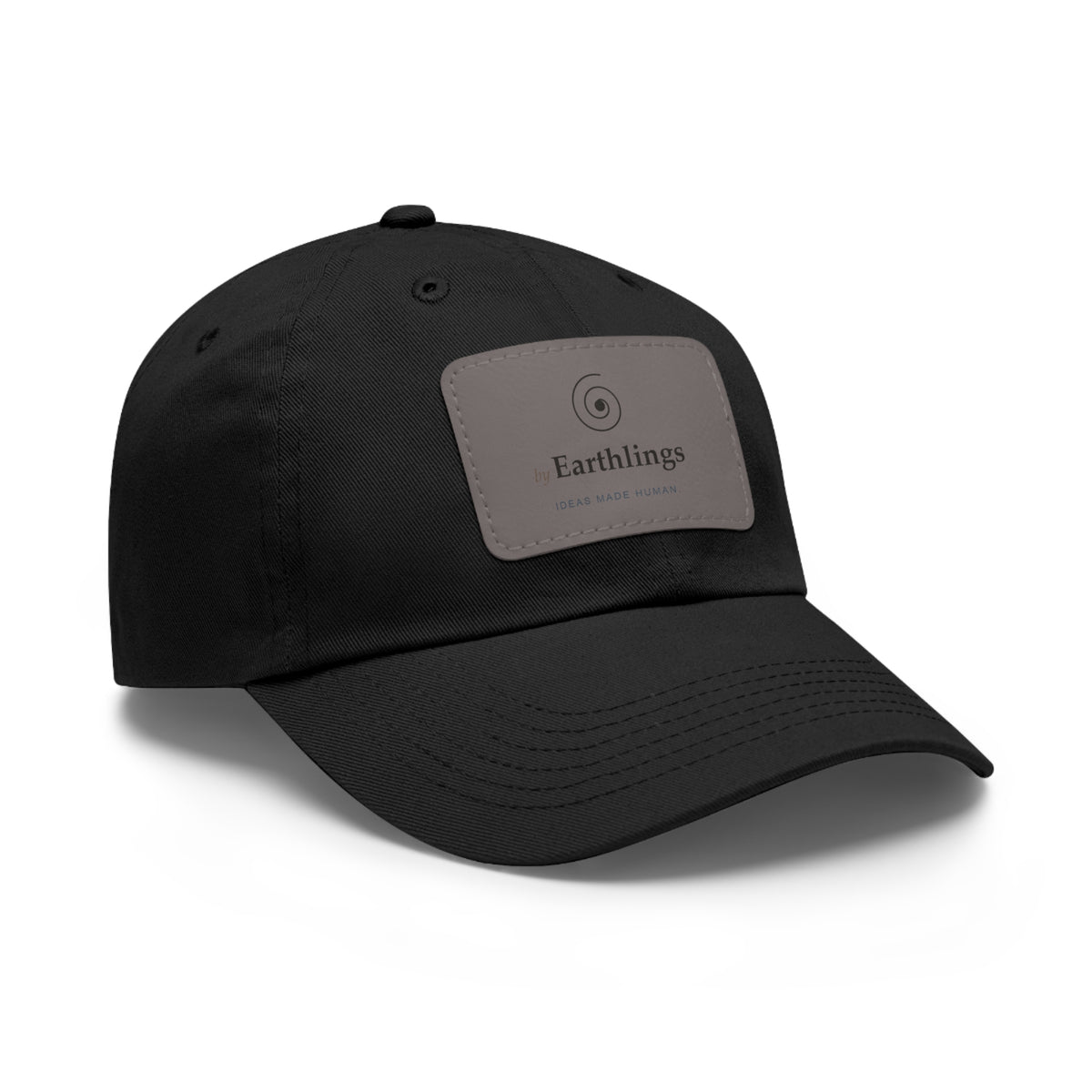 Earthlings Faux-Leather Patch Cap